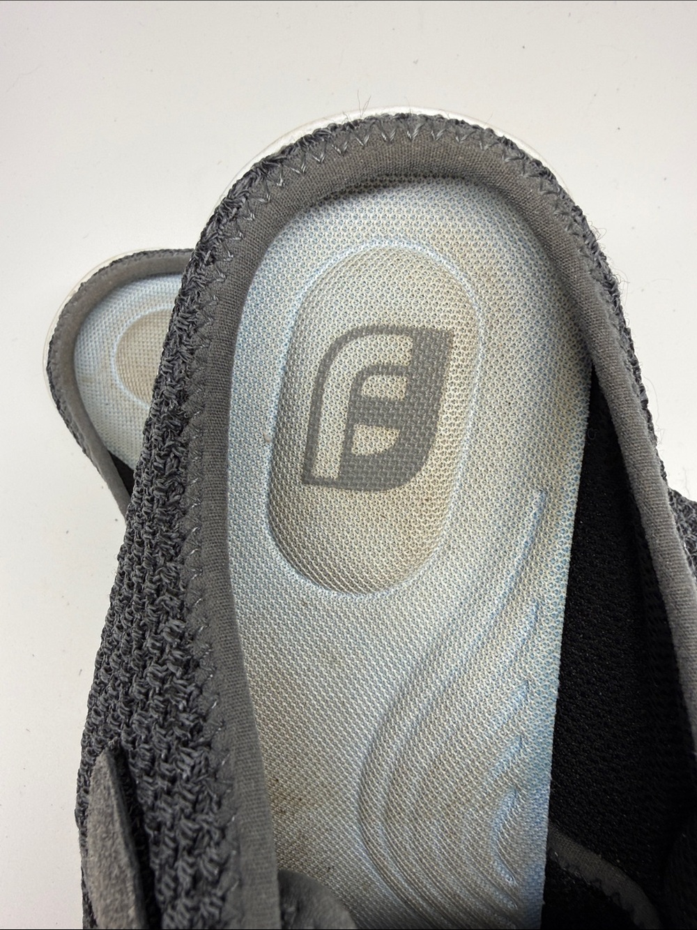 FootJoy Womens Dark Gray Knit Slip-On Mules Buckle Strap Shoes Size 9.5 - Picture 3 of 5